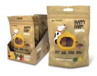 Ласощі м'ясні HAPPY FARM,гарбуз з качкою,80гр
