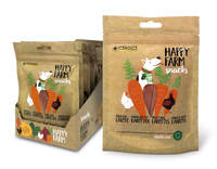 Ласощі м"ясні HAPPY FARM, курка з морквою,80гр