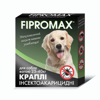 Краплі FIPROMAX д/середніх собак вагою 25-40 кг
