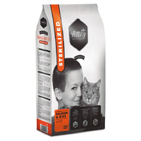 Корм для котів AMITY Sterilized Salmon, для стерилізованих, з лососем
