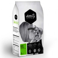 Корм для собак AMITY Mini Adult, для дрібних порід, з куркою і ягням