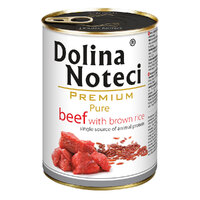 Консерва Dolina Noteci Premium Pure для собак алергіків з яловичиною та корич, рисом