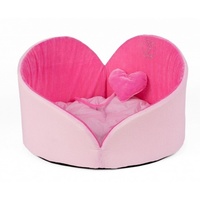 ZOOM (Зум) Angel Heart лежанка, розовый бархат/розовый, размер 0, 40х25см