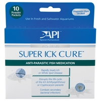 API Super Ick Cure Powder Packets Средство для пресноводных рыб от ихтиофуса
