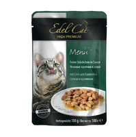 Edel Cat pouch качка та кролик у соусі 100г
