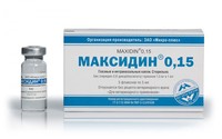 Максидин 0,15 глазные капли