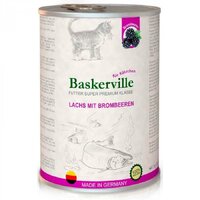 Консерва Baskerville для кошенят лосось з ожиною 400 г