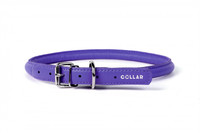 Круглый ошейник Collar Glamour для длинношерстных собак 8 мм 20-25 см Фиолетовый (22409)