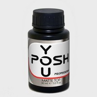 YouPOSH MATTE TOP - матовый закрепитель с липким слоем, 30 мл