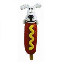 Petstages (Петстейджес) "Lil Corn Dog" разноцветная игрушка-пищалка для малых и средних пород собак