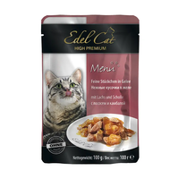 Edel Cat pouch лосось та камбала в желе 100г