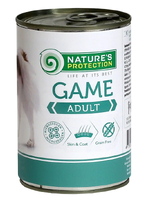 Влажный корм для взрослых собак всех пород с дичью Nature's Protection Adult Game