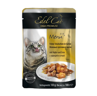 Edel Cat pouch курка та качка у желе 100г