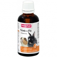 Trink + Fit витамины для шерсти и костей для грызунов 50мл