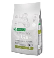 Сухий беззерновий корм для юніорів з білим забарвленням вовни, для малих порід Superior Care White Dogs Grain Free Junior Small and Mini Breeds 