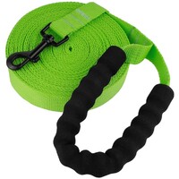 Повідець для собак Bronzedog Active Нейлоновий з М'якою Ручкою Салатовий