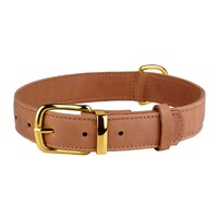Нашийник для Собак Шкіряний BronzeDog Crazy Коричневий