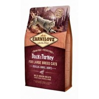 Carnilove Cat 6 кг Duck & Turkey Large Breed для крупных кошек