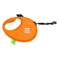Повідець-рулетка для собак Waudog R-leash з контейнером для пакетів, світловідбивна стрічка, S, до 12 кг, 3 м