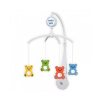 Мобиль Baby Mix пластиковый механический, Мишки