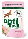 OptiMeal Rabbit and White sauce - с кроликом в соусе 85г