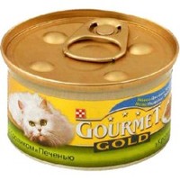 Gourmet Gold Кролик и Печень консервы для кошек