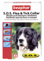 Beaphar S.O.S. Flea & Tick Сollar 124541 ошейник от блох и клещей для собак