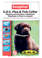 Beaphar S.O.S. Flea & Tick Сollar 124541 ошейник от блох и клещей для щенков