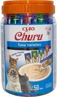 Inaba Churu Tuna Puree Lickable Cat Treat Variety Pack лакомство для кошек, 50шт, 700гр