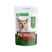 Лакомство для собак, ломтики утки с семенами кунжута, Nature's Protection Duck dice and with sesame seeds