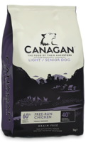 CANAGAN LIGHT / SENIOR-БЕЗЗЕРНОВОЙ КОРМ ДЛЯ СОБАК С ИЗБЫТОЧНЫМ ВЕСОМ И СТАРШЕ 7 ЛЕТ
