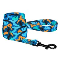 Повідець для собак BronzeDog Urban Camo Нейлоновий Синій