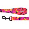 Повідець для собак BronzeDog Urban Camo Нейлоновий Рожевий