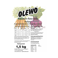 Пищевая добавка - Olewo Буряково - Морковные пелеты