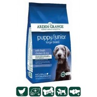Arden Grange Puppy/Junior Large Breed – with fresh chicken and rice (Арден Грендж, корм для молодых собак крупных пород, цыпленок с рисом)